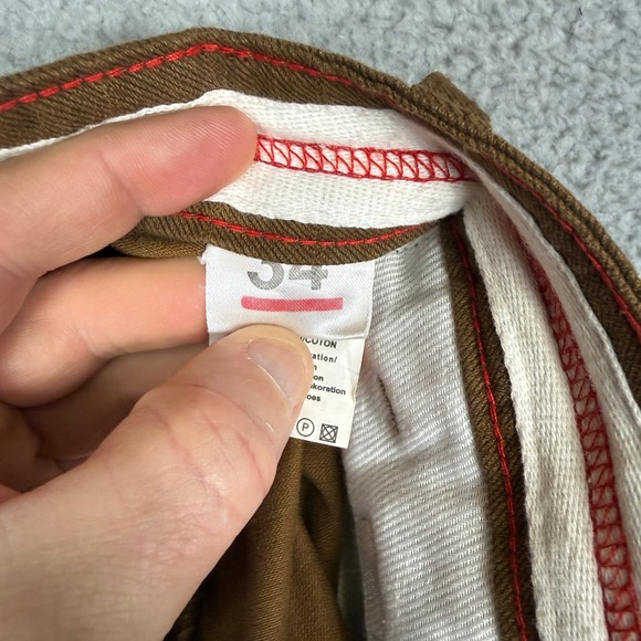 Superdry Mens Brown Pleated Chinos Pants Classic Fit Chino Trousers 34 - Picture 9 of 13